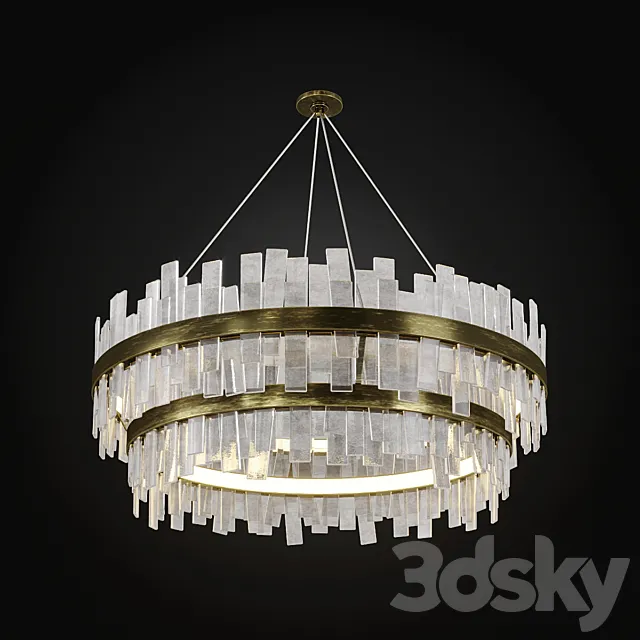 COUPDETAT Aquitaine Chandelier Two Tier 3DModel COUPDETAT Aquitaine Chandelier Two Tier 3DModel