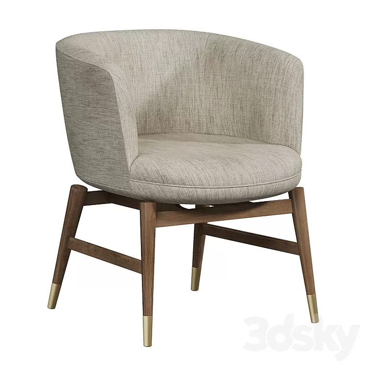 COUPE DINING CHAIR by Bakerfurniture 3D Model Free Download