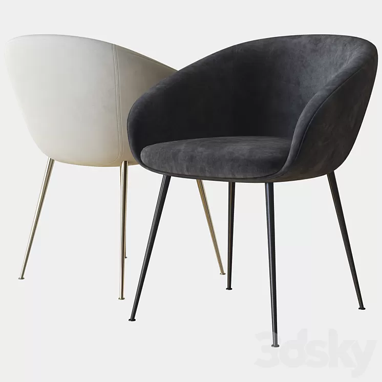 Courchevel chair deep house 3D Model Courchevel chair deep house 3D Model