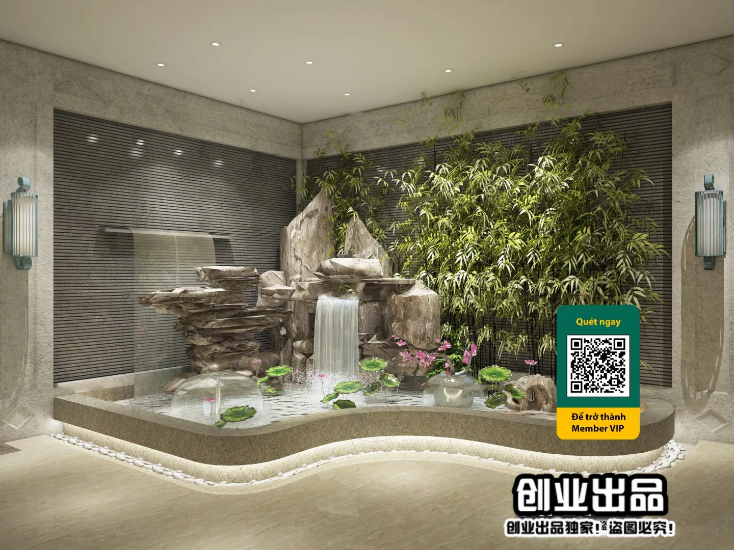 COURTYARD – VRAY / CORONA – 3D MODEL – 6537