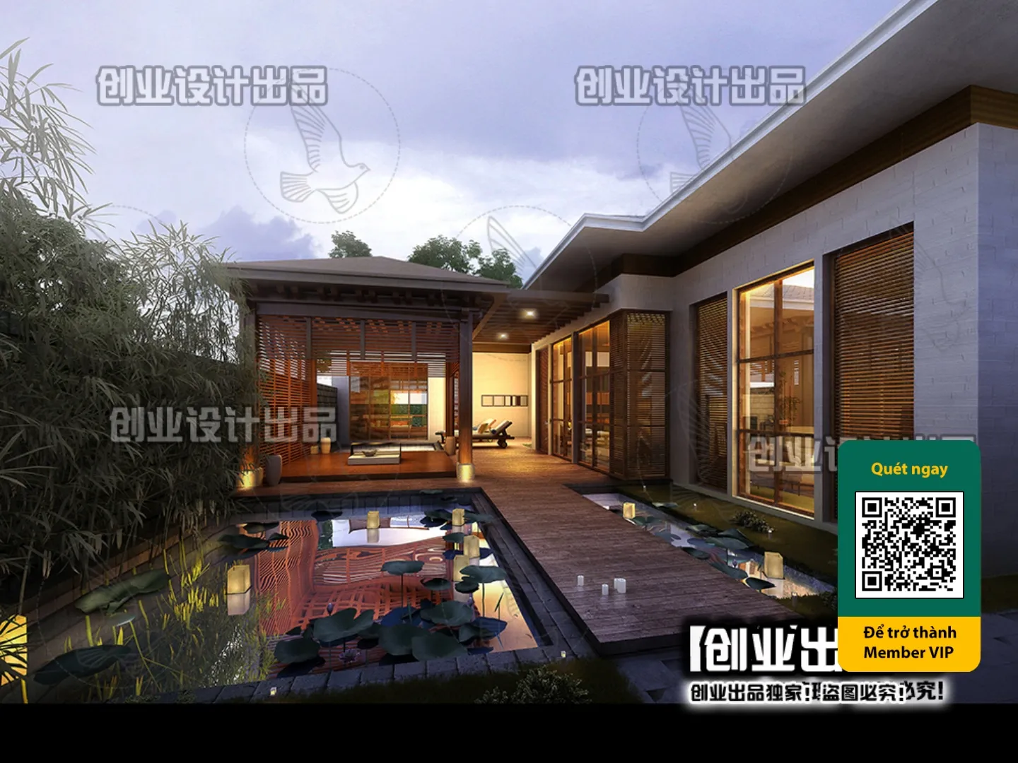 COURTYARD – VRAY / CORONA – 3D MODEL – 6578