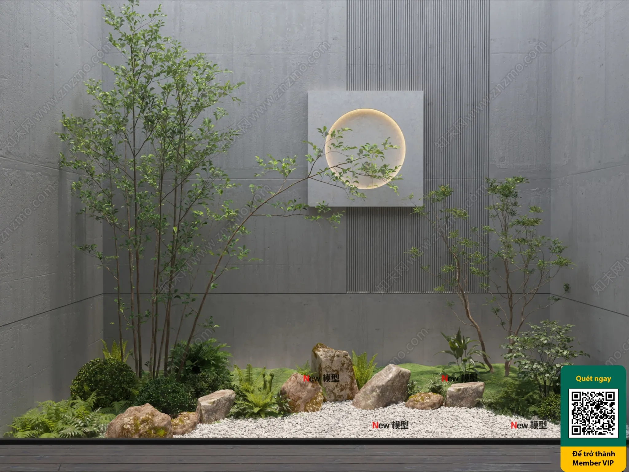 COURTYARD – VRAY / CORONA – 3D MODEL – 6616