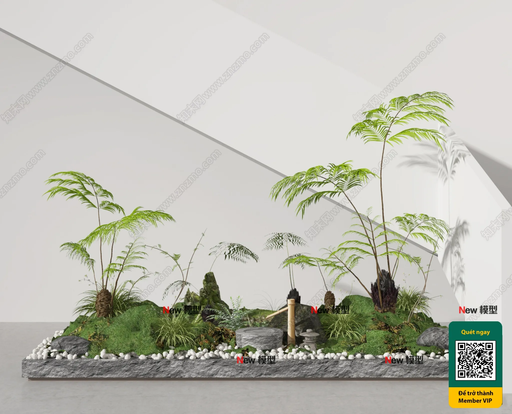 COURTYARD – VRAY / CORONA – 3D MODEL – 6618