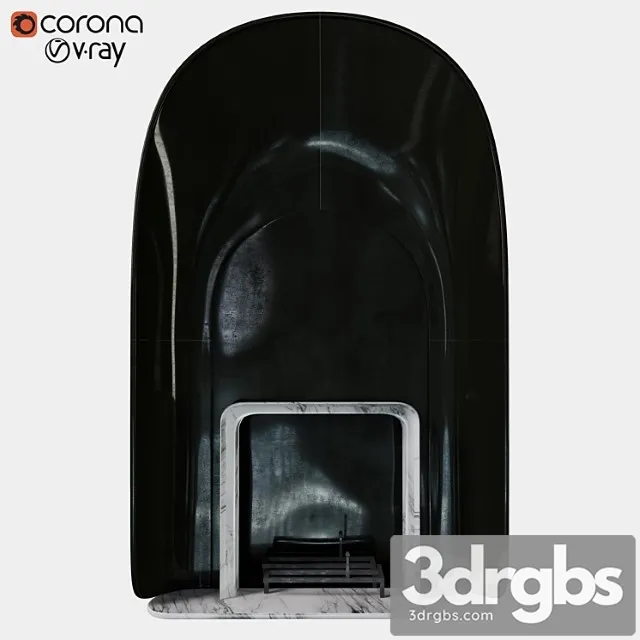 Couvent fireplace 3D Model Download