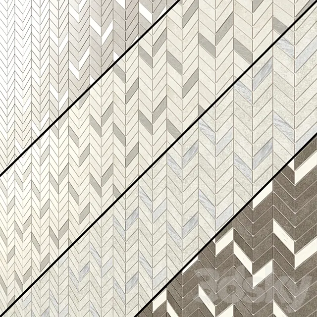 Cove herringbone 3D Model