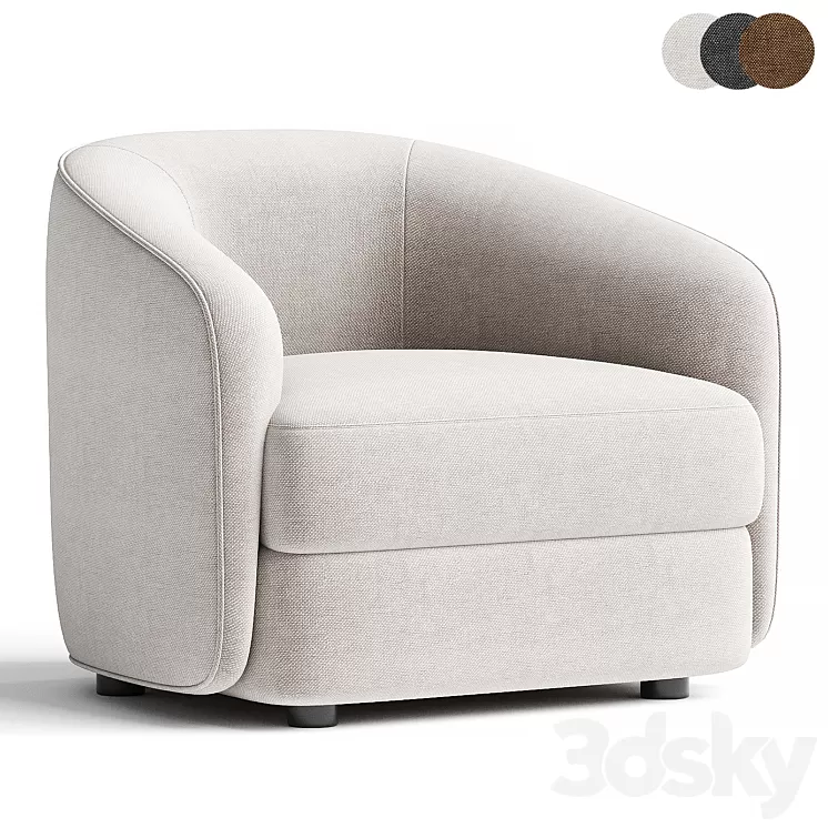 Covent Armchair 3D Model Free Download