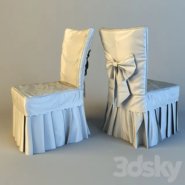 Cover on chair 3DModel Cover on chair 3DModel