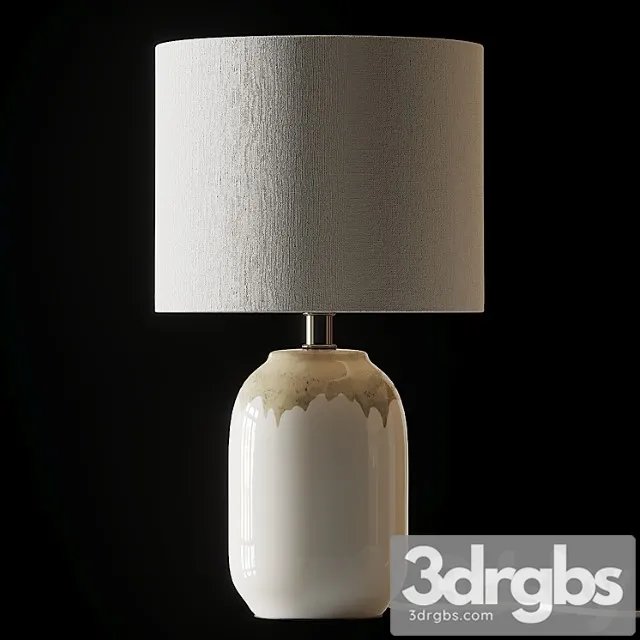 Cox & cox ceramic bedside lamp 3D Model Download