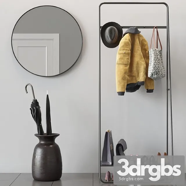 Cox Cox Floor Standing Coat Rack 3D Model Download