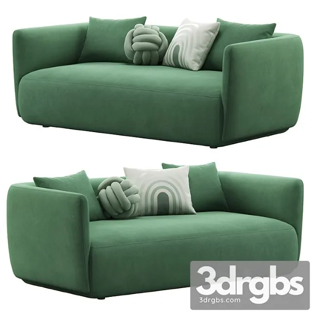 Cozy 2-seat sofa by mdf italia 2 3D Model Download Cozy 2-seat sofa by mdf italia 2 3D Model Download