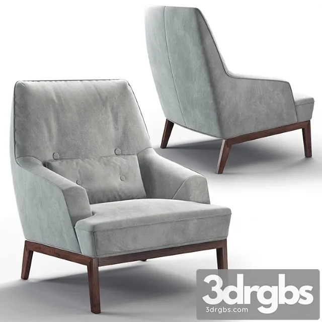 Cozy Armchair 2 3D Model Download Cozy Armchair 2 3D Model Download