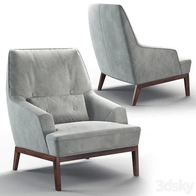 Cozy armchair 3D Model