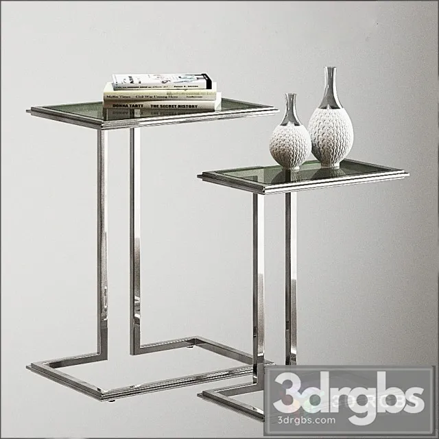 Cozy Up Table Stainless Global Views 3D Model Download