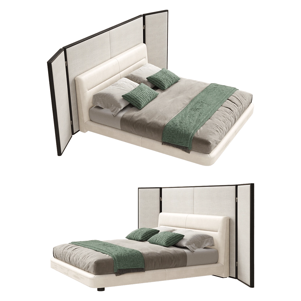 CPRN HOMOOD – Bed Clermont 2 3D Model CPRN HOMOOD – Bed Clermont 2 3D Model