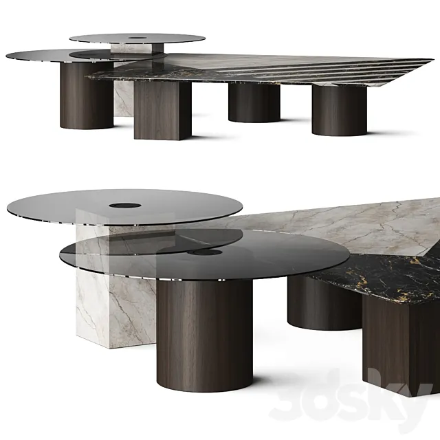 Cprn Homood Big Coffee Tables 3DModel Cprn Homood Big Coffee Tables 3DModel