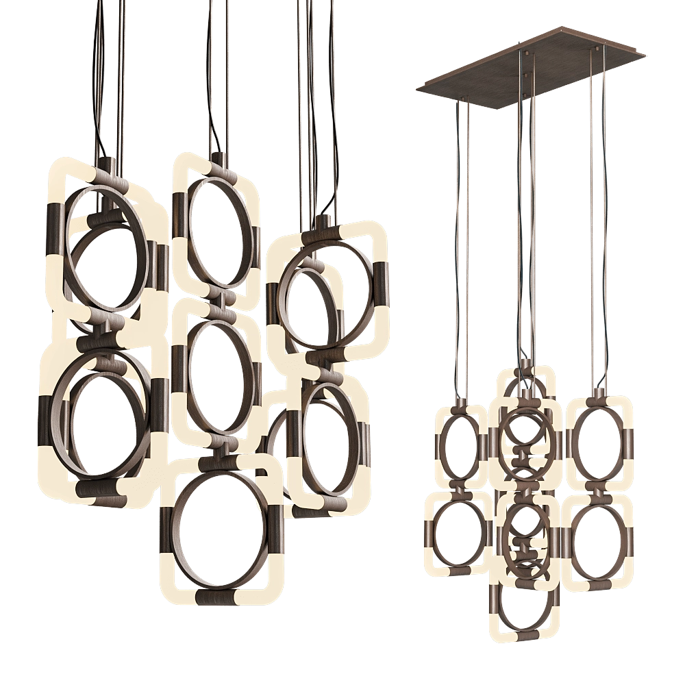 CPRN HOMOOD – Chain chandelier Art.D682 3D Model CPRN HOMOOD – Chain chandelier Art.D682 3D Model