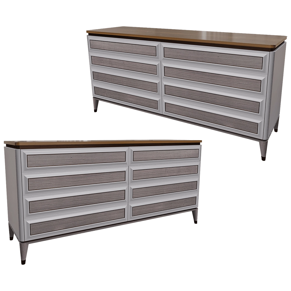 CPRN HOMOOD – Low chest of drawers B111 3D Model