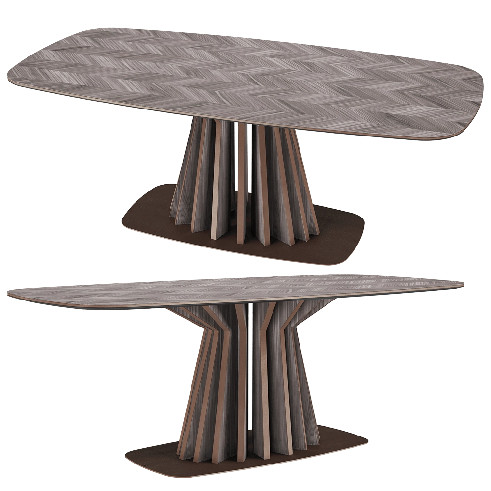 CPRN HOMOOD – Rectangular dining table Art.D616 3D Model