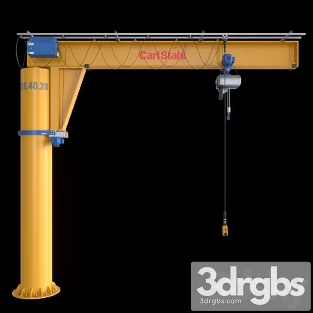 Crane Lift Carlstahl 3D Model Download