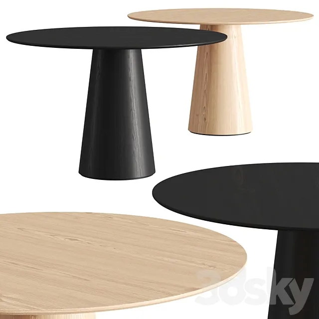 Crassevig Inoko Round Dining Tables 3DModel