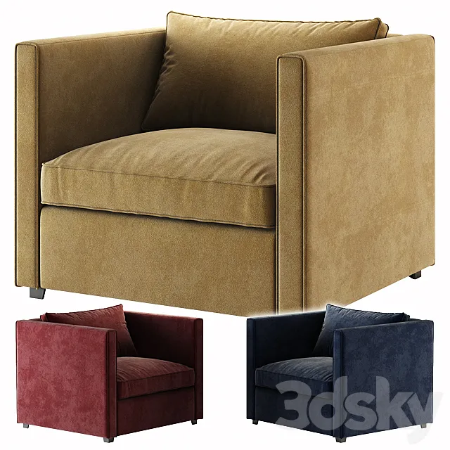 Crate and Barrel _ Torrey Chair 3D Model