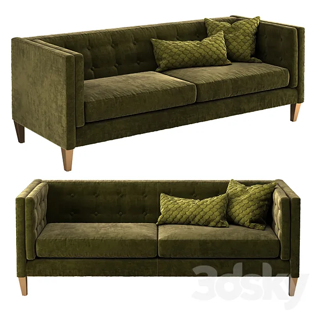Crate and Barrel Aidan sofa 3DModel Crate and Barrel Aidan sofa 3DModel