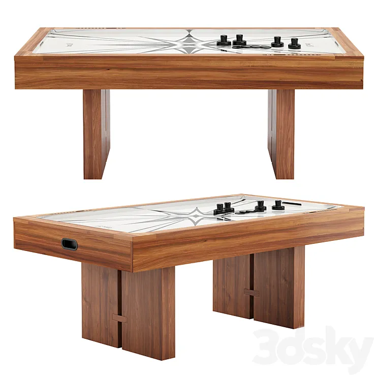 Crate And Barrel Air Hockey Table 3D Model Free Download