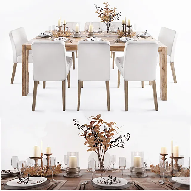 Crate and Barrel and Restoration 3D Model