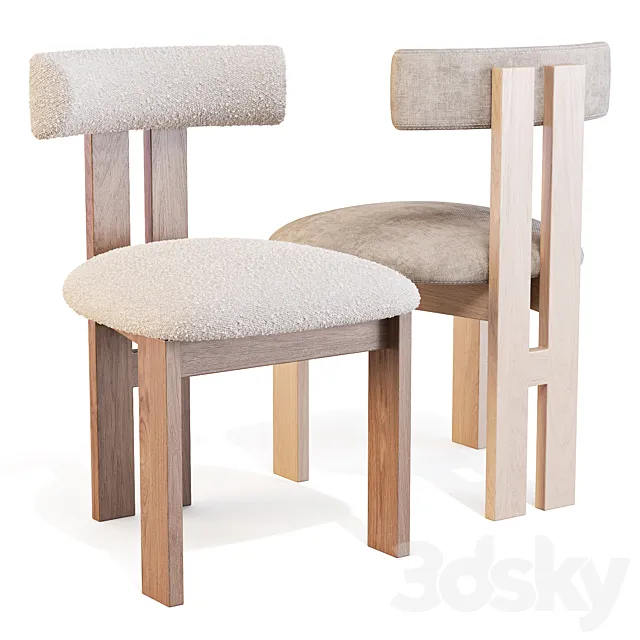 Crate and Barrel: Ceremonie – Dining Chair 3D Model Crate and Barrel: Ceremonie – Dining Chair 3D Model