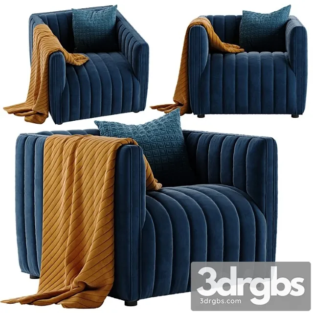 Crate and barrel cosima chair 3D Model Download Crate and barrel cosima chair 3D Model Download