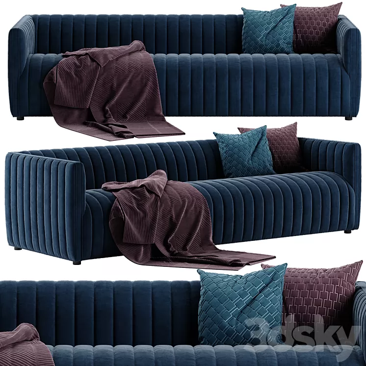 Crate and Barrel Cosima sofa 3D Model