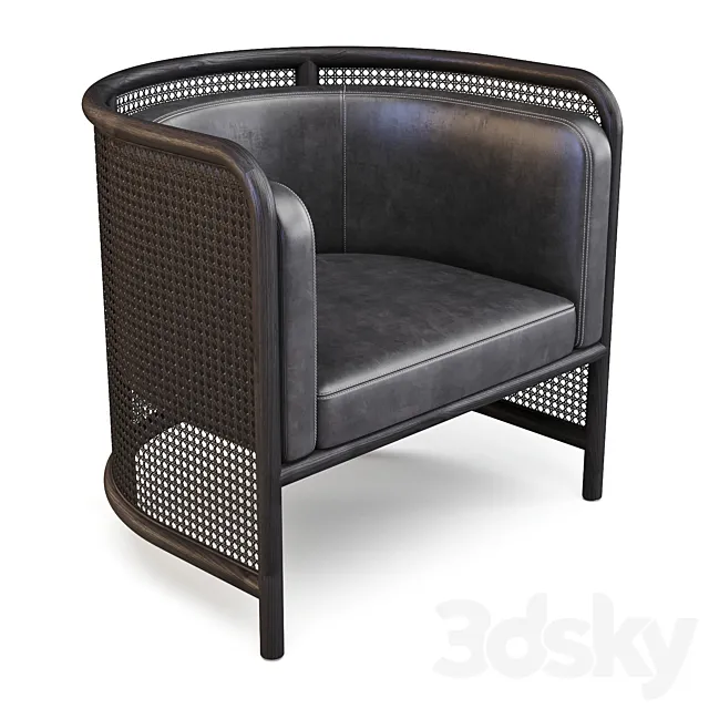 Crate and Barrel: Fields – ArmChair 3D Model