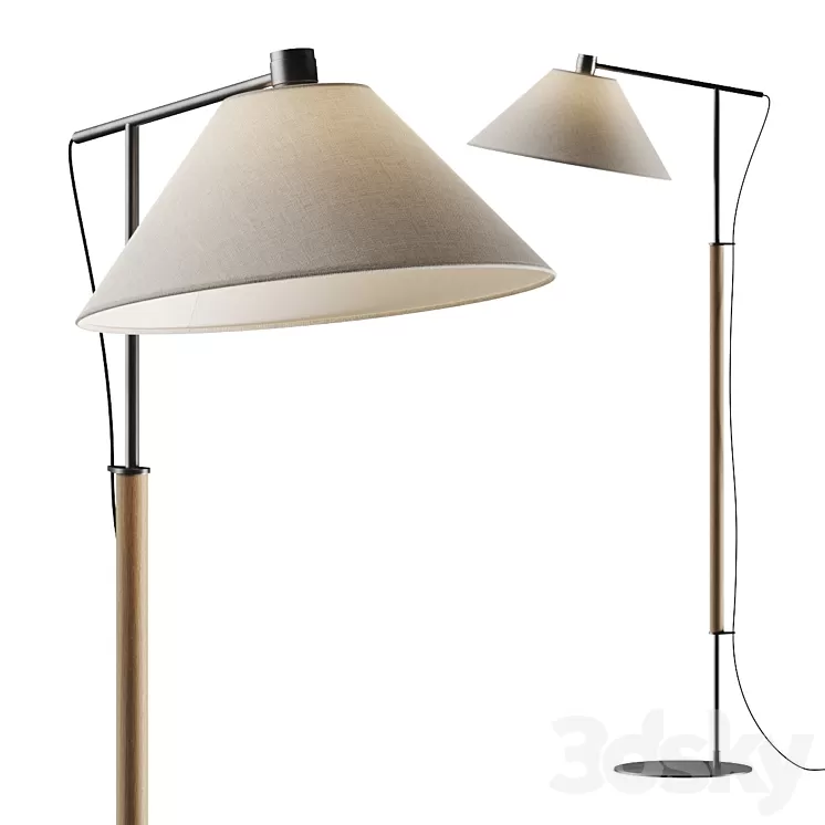 Crate And Barrel Luka Petite Directional Floor Lamp 3D Model - 3DSKY ...