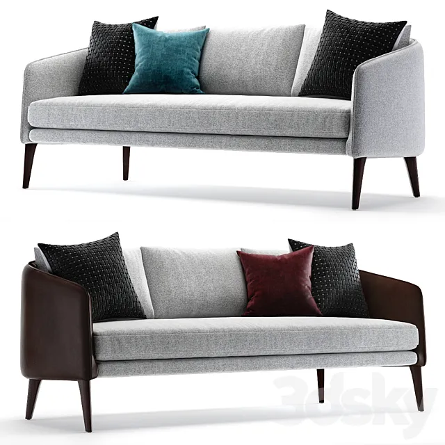 Crate and Barrel Rhys Sofa 3DModel Crate and Barrel Rhys Sofa 3DModel