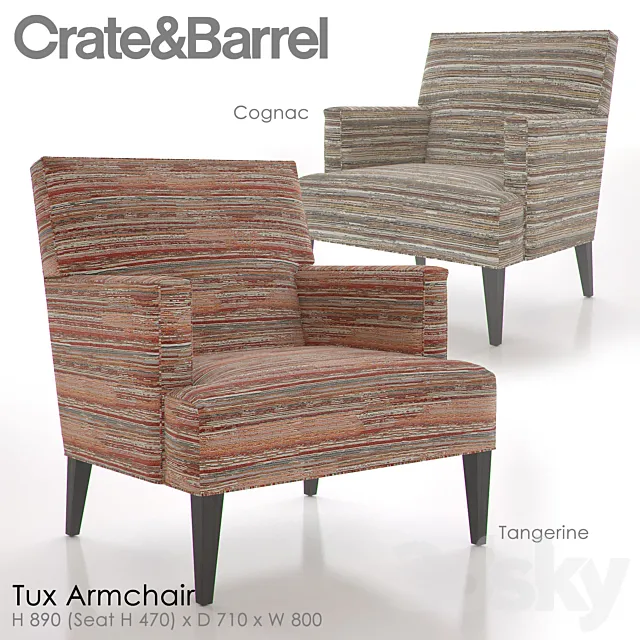 Crate and barrel tux chair hotsell