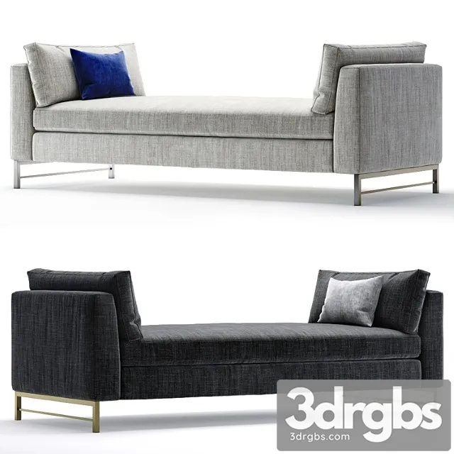 Crate and barrel tyson daybed 2 3D Model Download