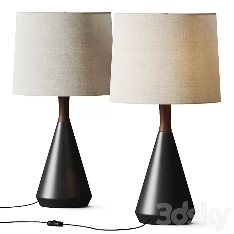 Crate and Barrel Weston Table Lamp 3D Model Free Download Crate and Barrel Weston Table Lamp 3D Model Free Download