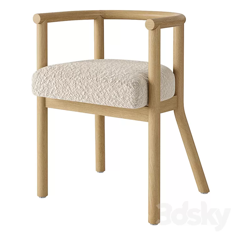 “Crate and Barrel White Horse Upholstered Kids Play Chair 21 “”by Leanne Ford” 3D Model “Crate and Barrel White Horse Upholstered Kids Play Chair 21 “”by Leanne Ford” 3D Model