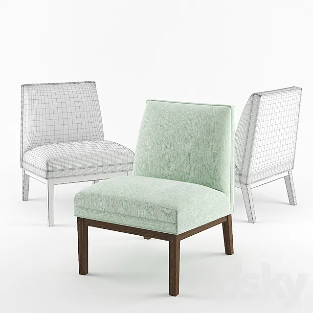 Crate & Barrel _ Riley Chair 3DModel Crate & Barrel _ Riley Chair 3DModel