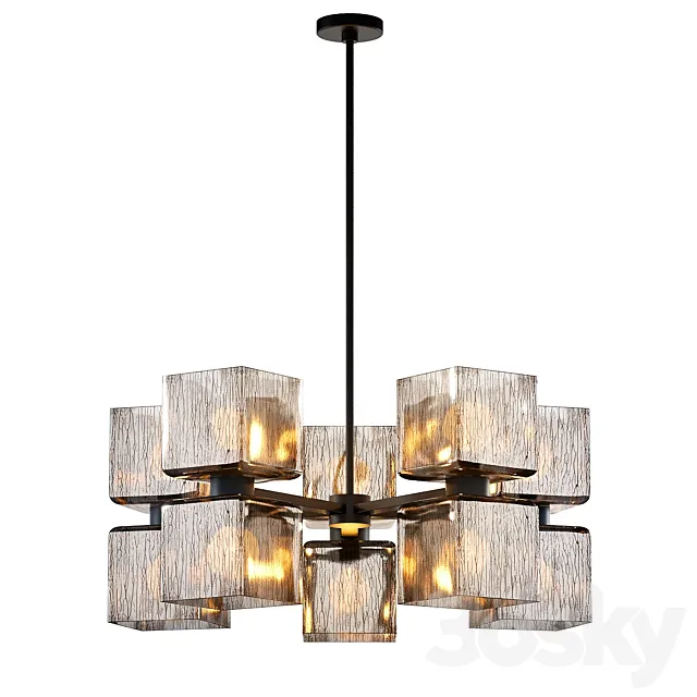 Crate & Barrel Ava Large Chandelier 3DModel