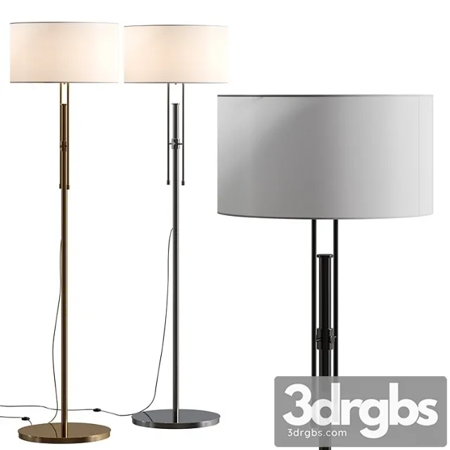 Crate & barrel cameron adjustable floor lamp 3D Model Download