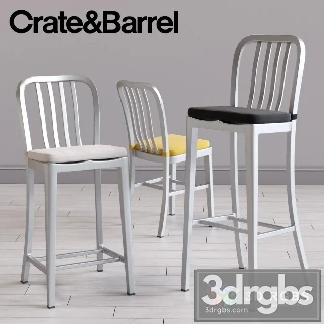 Crate Barrel Delta Chair 3D Model Download Crate Barrel Delta Chair 3D Model Download