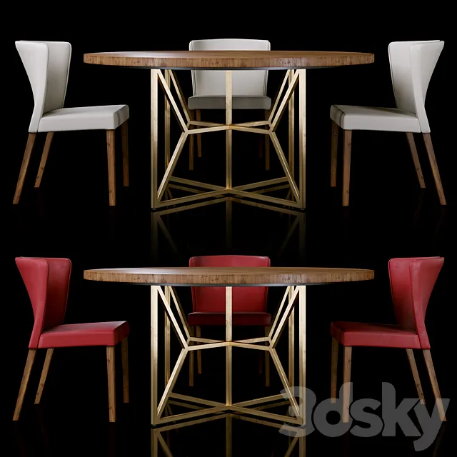 Crate & Barrel Dining 3DModel