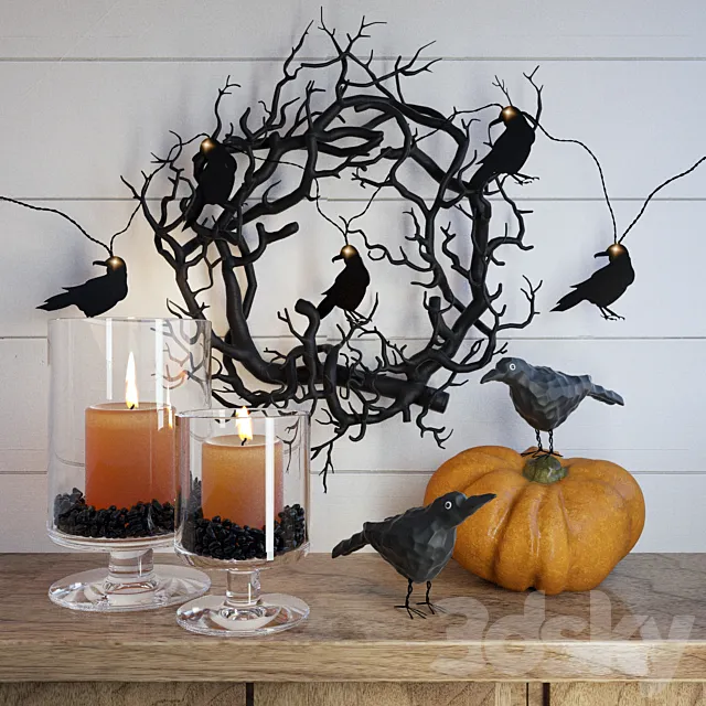 Crate & Barrel Haunted House 3D Model Crate & Barrel Haunted House 3D Model