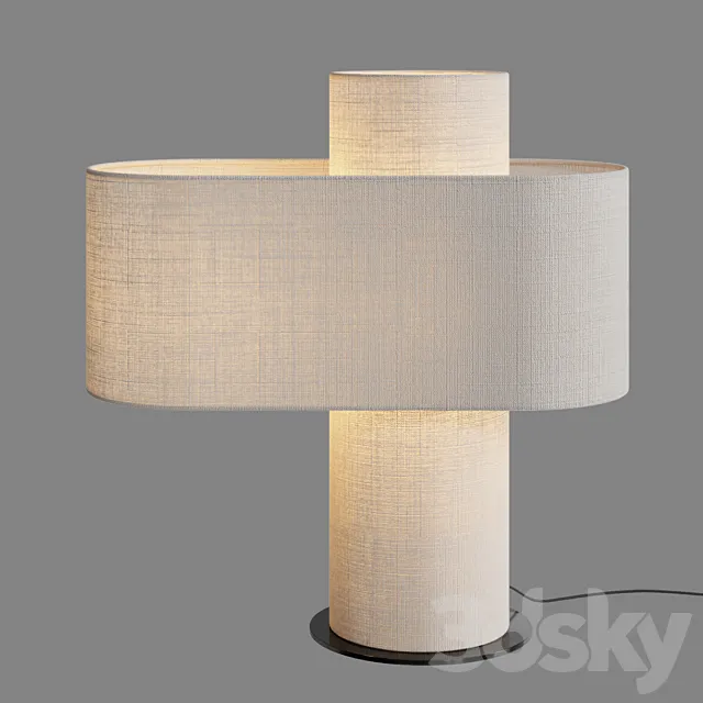 CRATE & BARREL Heron Glowing Table Lamp 3DModel CRATE & BARREL Heron Glowing Table Lamp 3DModel