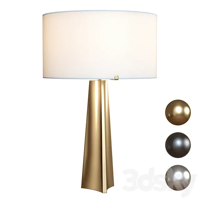 Crate & Barrel Isla Table Lamp 3D Model Crate & Barrel Isla Table Lamp 3D Model