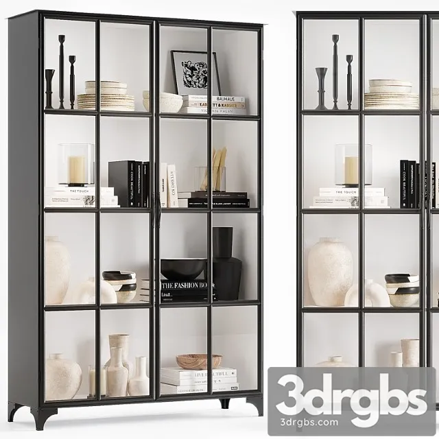 Crate Barrel Kedzie Cabinet 3D Model Download