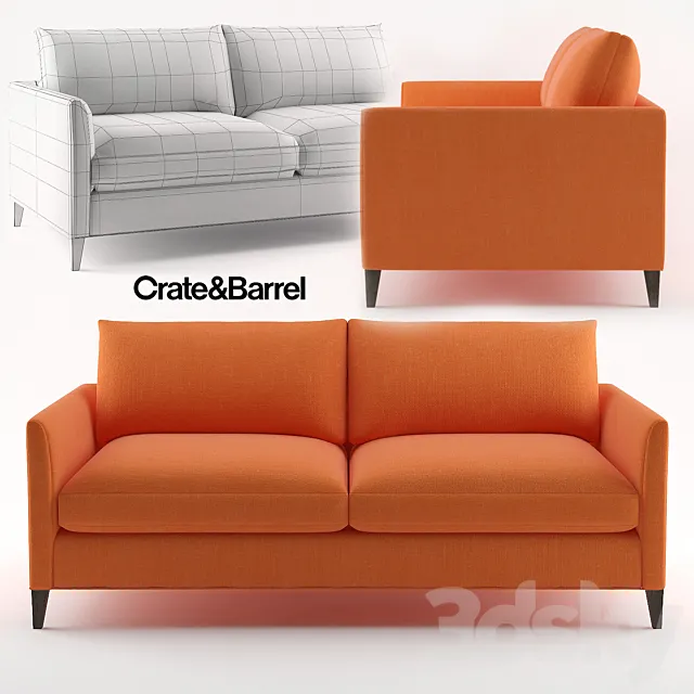 Crate & Barrel – Klyne Sofa 3D Model