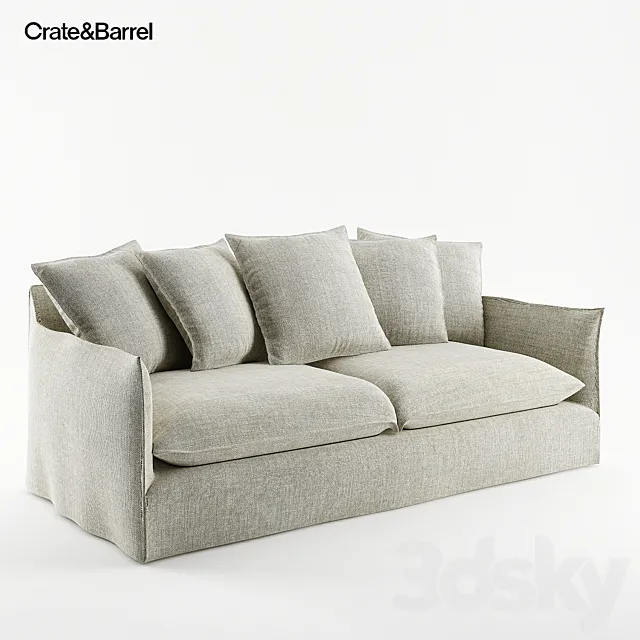 Crate & Barrel Sofa 3D Model