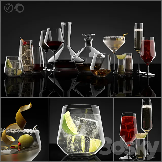 Crate & Barrel Tour Drinkware 3DModel